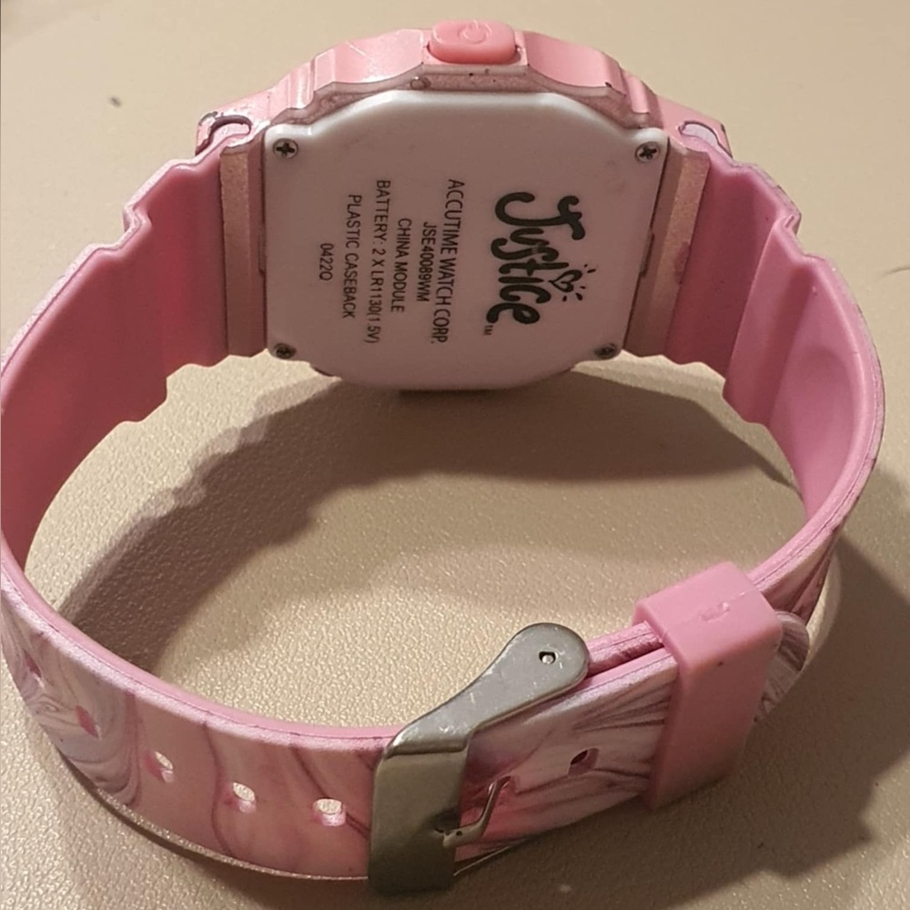 🦋10/$20🦋 Justice Sport Pink Touch Digital Led Girl's Watch - Picture 3 of 4